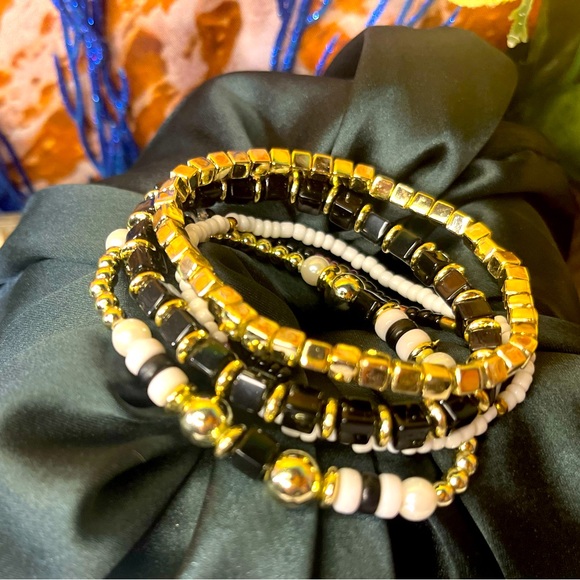 Bohemian glass Bracelet set - Picture 7 of 13